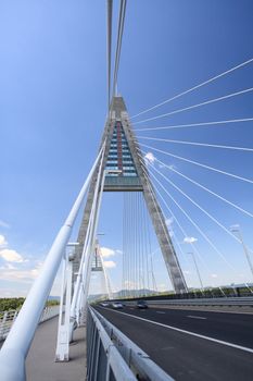 The Megyeri bridge detail - Hungary