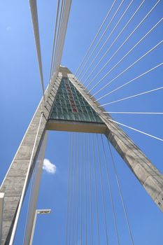 The Megyeri bridge detail - Hungary