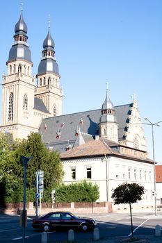 A gothic church in Speyer in Germany
