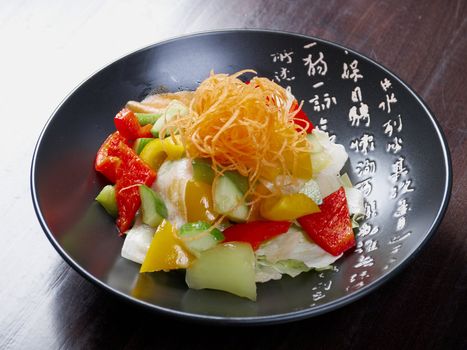Japan salad vegetables