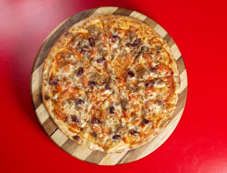 Pizza Neapolitan . italian kitchen. Studio