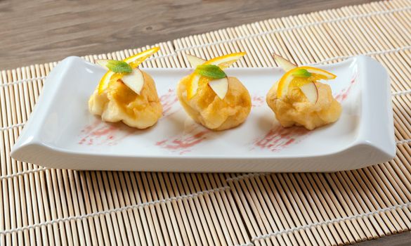 Traditional Japanese dessert fruit