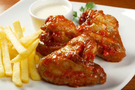 Fried Chicken,Fries potato