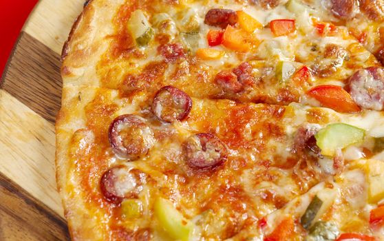 Pizza hunting and italian kitchen. Studio
