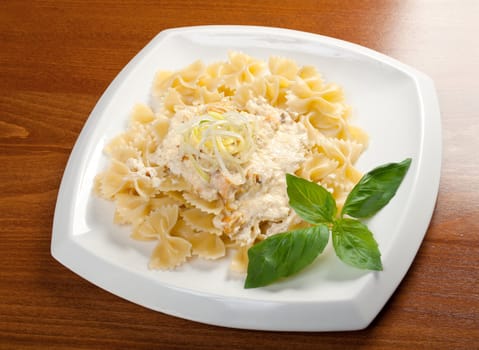 paste with meat,Italian cuisine.