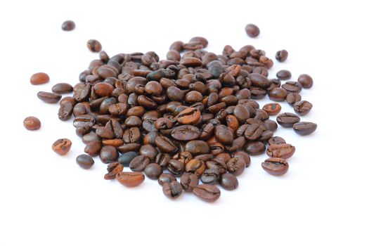 Coffee bean isolated on white background