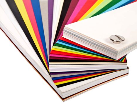 various colorful papers for designers