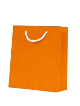 paper bag, orange color