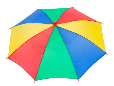 colorful umbrella, isolated on white