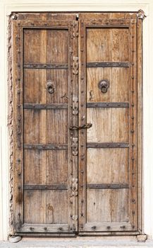 Old wooden door. Rajasthan,India