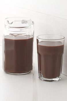 Delicious, nutritious and fresh Chocolate milk pint, made with organic real cocoa mass