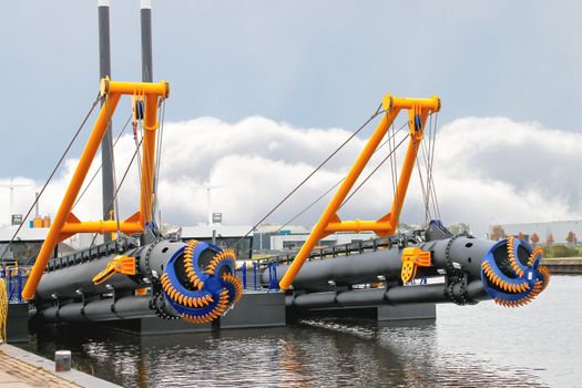 New dredge ship in the Dutch shipyard