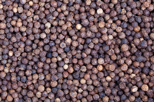 Closeup background of pepper seeds