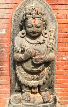 Nepal statues in temple