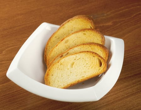 Fresh toasts.closeup