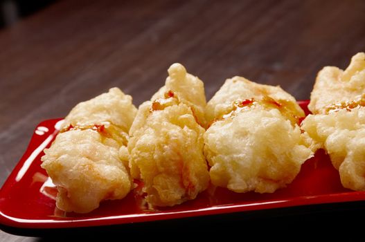 Fish & chips.Japanese fried tempura 