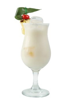 Pina Colada - Cocktail with Cream, Pineapple Juice and Rum