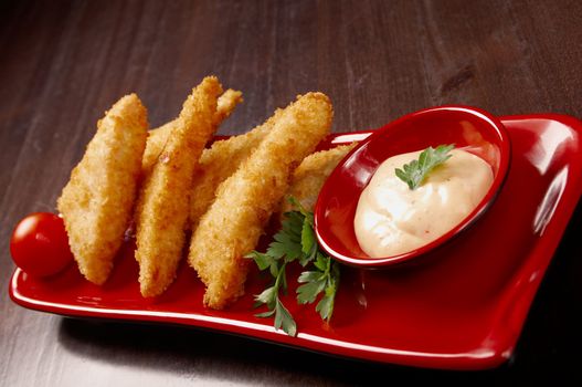 Japanese Tempura salmon.