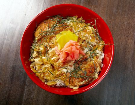 Teriyaki Chicken Rice. traditional japanese food.
