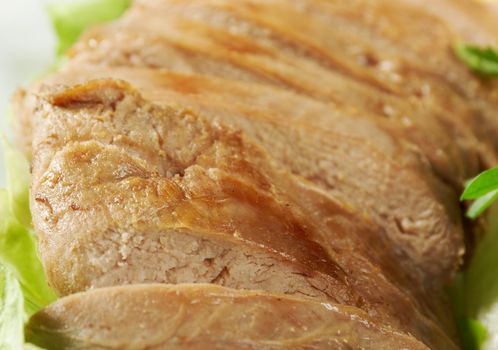 Roasted duck, Chinese style  . Shallow depth-of-field.