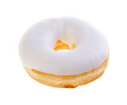 donut, sweet donut with sugar isolated on white background