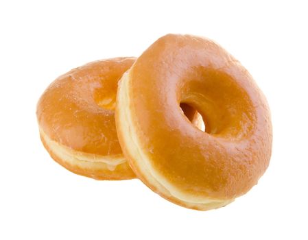 donut. classic donut isolated on the background