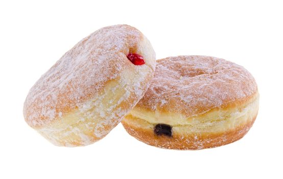 donut. jelly filled doughnuts on a background