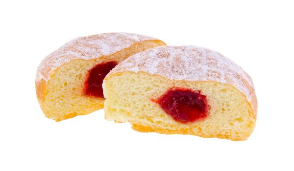 donut. jelly filled doughnuts on a background