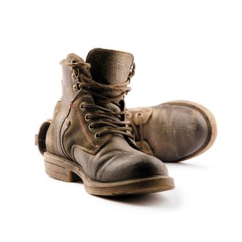 Hiking Boot isolated on white background