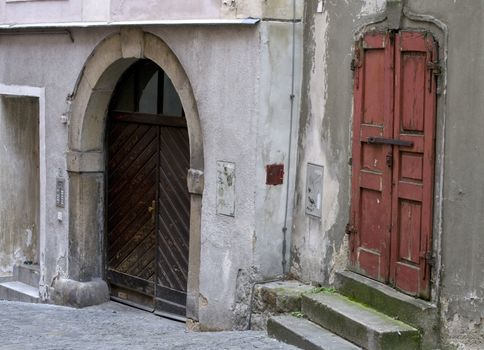 Obsolete Alley in Linz, Upper Austria