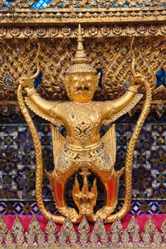 the garuda at the emerald buddha temple, bangkok, thailand