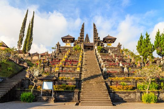 pura besakih, the biggest temple in bali, indonesia
