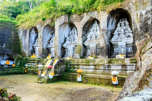 gunung kawi temple in ubud, bali, indonesia