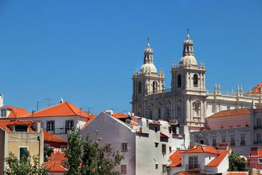 Lisbon view, Portugal � buildings, roofs, churches