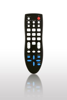 TV remote control with shadow