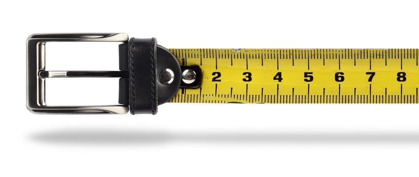 Tape measure buckle belt for weight loss waist girth measurement