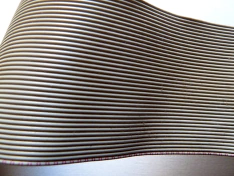 gray ribbon cable as a background