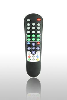 TV remote control with shadow