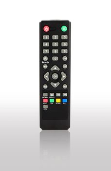 TV remote control with shadow