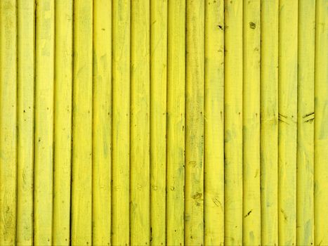 A yellow wooden wall, perfect for background or texture