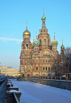 St. Petersburg, Russia, Orthodox Church "Spas at blood"