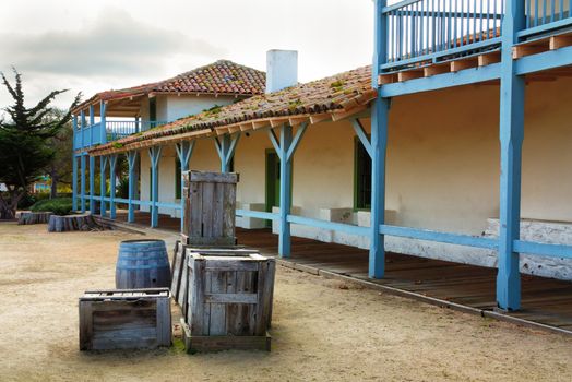 The Monterey Bay Customs House is the oldest built structure in California, dating to 1827