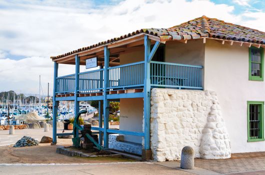 The Monterey Bay Customs House is the oldest built structure in California, dating to 1827