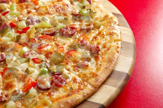 Pizza hunting and italian kitchen. Studio