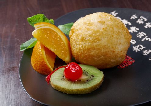 roasted icecream.chinese cuisine 