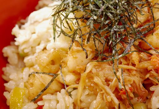 delicious oriental fried rice tyahan with seafood