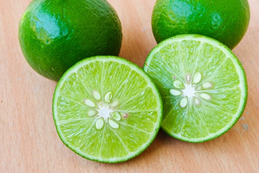 lime on kitchen table