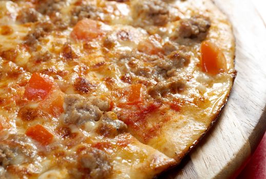 Pizza  homemade . italian kitchen. Studio