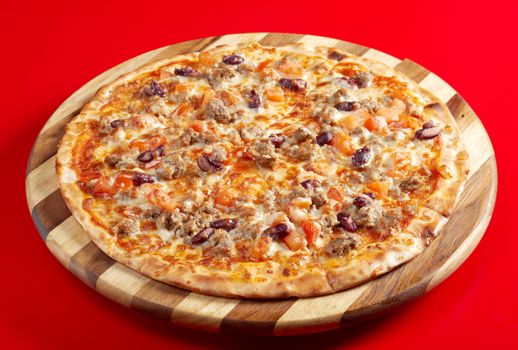 Pizza Neapolitan . italian kitchen. Studio