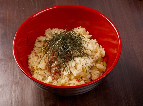 delicious oriental fried rice tyahan -  meat and oyster sauce,